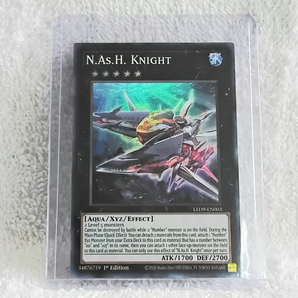 3/$25 Mint 2020 Yu-Gi-Oh! N.As.H. Knight LED9-EN056 SR Holo 1st Ed Card!!